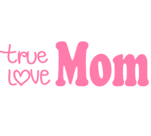 love mom line sticker